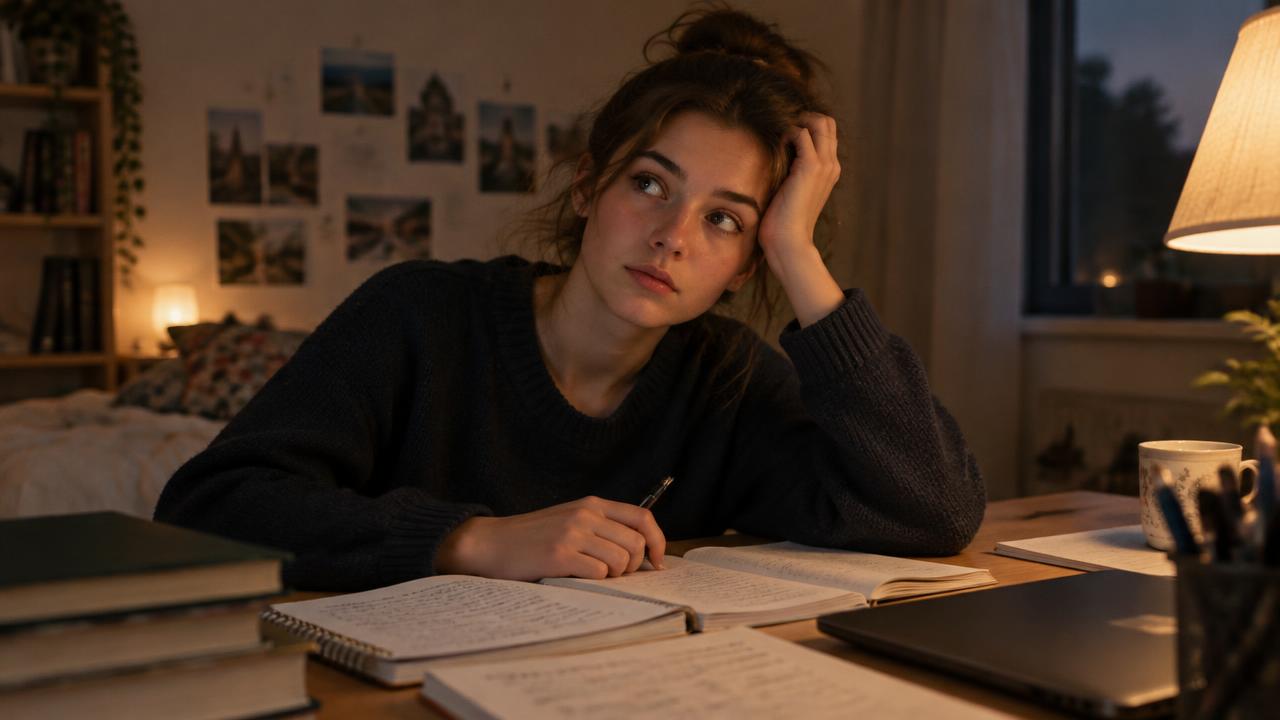 Overthinking beim Lernen: Warum du zu viel nachdenkst, dich selbst blockierst und was wirklich hilft